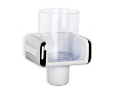 TATAY 6620401 Porte BROSSES A Dents Alaska Blanc-Chrome