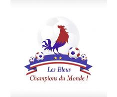 Scenolia Tableau Verre Acrylique Champions du Monde 60 x 60 cm | DÃ©coration Murale Design Fait en France