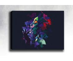 Bonamaison Peinture sur toile, multicolore, 50 x 70 cm - Conçu et fabriqué en Turquie