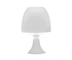 ZONS Lampe À Poser Plastique Boite KDO - D16XH24CM - 4 Couleurs Blanc