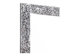 D & D Dozza Perth Miroir, Bois, Argent, Unique