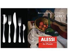 Alessi Uns03s5 Giro Service Ã Couverts 5 PiÃ¨ces en Acier Inoxydable 18/10 Brillant