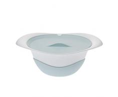 Colandish 1904-BWL Passoire de service en silicone 2,84 l Bleu et blanc