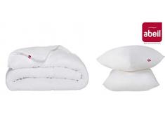 Abeil Lot Couette tempÃ©rÃ©e 220 x 240cm et 2 oreillers 60 x 60 cm