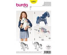 Burda B6495 Patron 6495 Peluches, Papier, Blanc, 19 x 14 x 0,5 cm