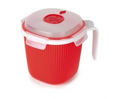 Cisaille Micro-Onde, Plastique, Red, Milk, Tea and Soup Mug Warmer 0.7L