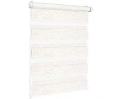 Rollmaxxx Store Enrouleur Standard Laisse Passer la lumiÃ¨re latÃ©rale, Polyester Acier ABS, Beige mÃ©langÃ©, 65 x 150 cm