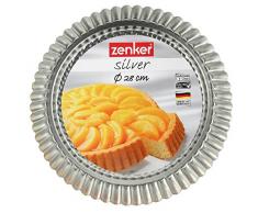Zenker 6821 Moule à Tarte Plaque de Tôle Argent Diamètre 28 cm
