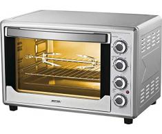 MPM mpe-08/T Four de bureau, 2000Â W, 45Â litres, 0Â decibeles, acier inoxydable, argent