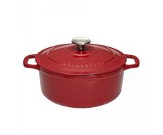 Chasseur PUC471803 ronde-18 cm Cocotte ronde 1.8 liters, Rouge (intÃ©rieur Sable)