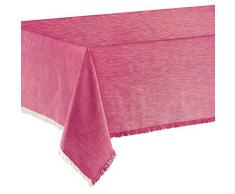 Winkler - Nappe - Nappe carrée - Nappe 100% Coton - Nappe entretien facile - Nappe antitache - Nappe table salon - 170 x 170 - Framboise Fuchsia - Jet