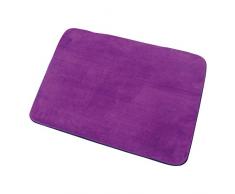 MSV 2108330 Tapis à Baignoire 50x70cm en Violet, 80% Polyester, 20% Polyamide, Polyuréthane, SBR, 10,5 cm