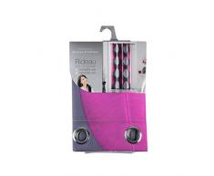 douceur dintÃ©rieur rideau a oeillets 140x260 cm polyester tempo fuchsia