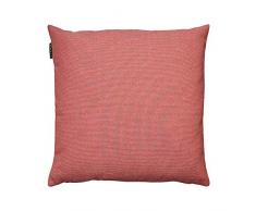LINUM Pepper Housse de Coussin, Coton, Rouge Corail, 50 x 50 cm