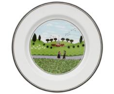 Villeroy & Boch 10-2337-2667 Assiette à Pain Porcelaine Vert 18 x 18 x 9 cm 1 Assiette