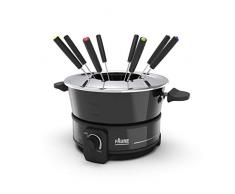 Faure FMC-1011 Appareil à Fondue, 1000W, 2 L, Gris Noir