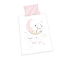 Herding Baby Best Parure de Lit, Coton, Rose, 40 x 60 cm, 100 x 135 cm