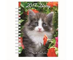 Robert Frederick Agenda 2017 A5 WIRO-Kimberlin Chaton Assortis 30 x 10 x 4 cm