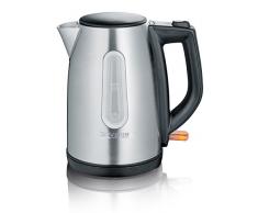 SEVERIN Bouilloire, 1 L, 2 200 W env., WK 3469, Inox/Noir