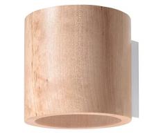 LAMPE MURALE BOIS NATUREL 12X10X10 LIGHTING