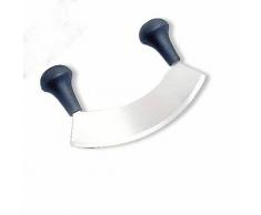 Weis 11621 Hachoir, Acier Inoxydable, Argent/Noir, 24 x 1 x 16,5 cm