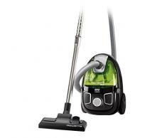 Rowenta RO5342EA Aspirateur traîneau sans sac, 950 W, 1.5 liters, Noir, Vert