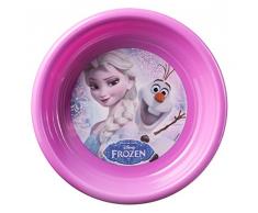 Home Frozen Assiette Creuse, 15.5Â cm, Plastique, Rose/Multicolore