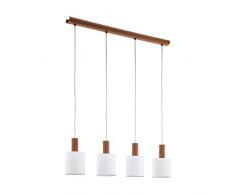 Eglo Concessa 3 Suspension en acier Marron 40 W