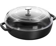 STAUB 40501-036-0 sauteuse en Fonte, Noir, 28 cm