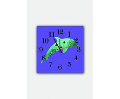 Bonamaison Horloge Murale en MDF, Multicolore, 30 x 30 cm