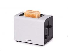 Cloer 3519 Toaster Inox 2 Tranches Aluminium Mat
