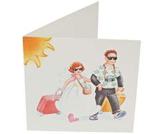 Mopec JX5720 Lot de 25 enveloppes en papier cartonné, multicolore, taille unique