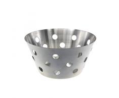 Panier Ã fruits en acier inoxydable - Dimensions 22.5xH 11.5cm