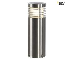SLV Luminaire dExtérieur LED VAP SLIM 30 | Rond, lampadaire dâExtérieur | Design en Inox pour Eclairage dâExtérieur Raffiné | borne, Potelet Borne Lumineuse Extérieur, Eclairage dâentrée, Lampe de Jardin | E27, A - A++