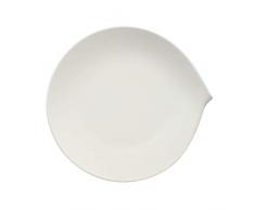 Villeroy & Boch Flow Assiette plate, 28 x 27 cm, Porcelaine Premium, Blanc