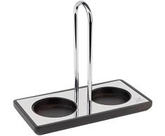 Peugeot LinÃ©a Plateau pour Moulins Duo Bois Bambou/Inox Chocolat 11 cm (25847)
