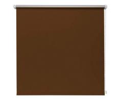 Store Enrouleur occultant Thermique Marron 70 x 210 cm sans perÃ§age Store Enrouleur occultant avec Cordon de Serrage latÃ©ral Blackout RevÃªtement argentÃ©