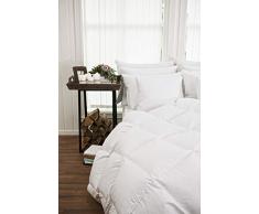 Dana Dream Hongrois Les couettes, Linge de lit, Danemark, Premium, DE Haute Qualité, 100% Coton Tc233, Blanc, 135 x 200