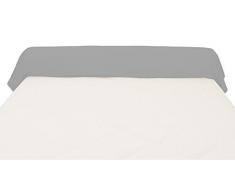 Soleil docre Taie de Traversin, Coton, Gris, 45x205 cm