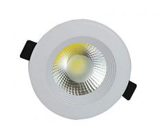 Led Spot encastrable rond 220V blanc 5W blanc froid 6000K pour salle de bain et salon [Classe Ã©nergÃ©tique A++]