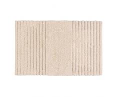 FERIDRAS 885001 Tapis, Coton, Ecru, 50x80x59 cm
