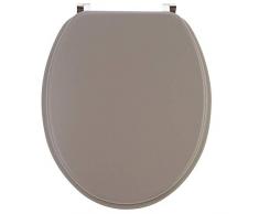 Wirquin 20717957 Abattant de WC, Taupe Mat, 47,4 x 38 x 6,4 cm