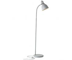 Brilliant 23758/70 JESPER Lampadaire E27. H.156,5cm Prof. 28cm Larg. 46,5cm. metal Coloris bÃ©ton gris, 40 W