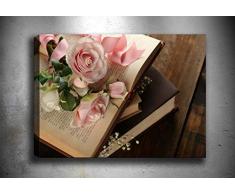 Bonamaison Peinture sur toile, multicolore, 70 x 100 cm - ConÃ§u et fabriquÃ© en Turquie