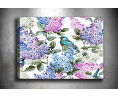 Bonamaison Peinture sur toile, multicolore, 70 x 100 cm - Conçu et fabriqué en Turquie