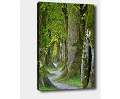 Bonamaison Peinture sur toile, multicolore, 50 x 70 cm - Conçu et fabriqué en Turquie