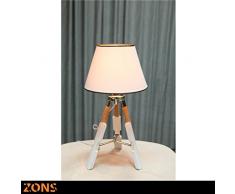 ZONS Lampe à Poser Industry Blanc