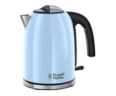 Russell Hobbs 20417-70 Bouilloire Familiale 1,7L Colours Plus, Ebullition Rapide, Filtre Anti-Calcaire Amovible Lavable - Bleu