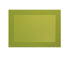 ASA 78069076 Set de Table, MatÃ©riel SynthÃ©tique, Kiwi/Vert, 9x12x16 cm