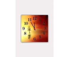 Bonamaison Horloge Murale en MDF, Multicolore, 30 x 30 cm